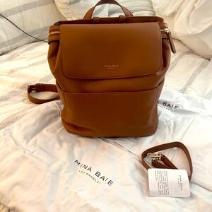 Like New Mina Baie Kinney Backpack/Diaper bag